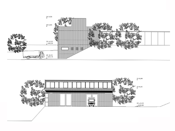 Holzbau Lutz - Ansicht West und S�d