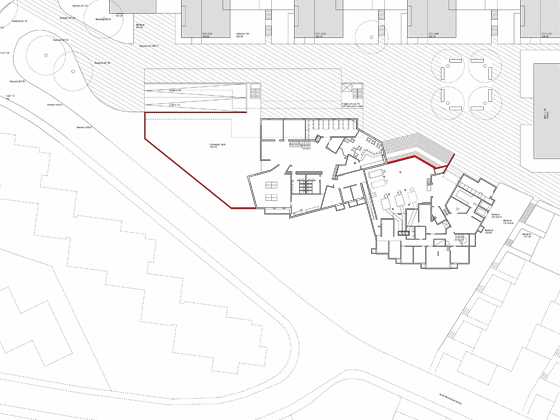 Sonnenb�hl Ost - Lageplan - Hochhaus UG