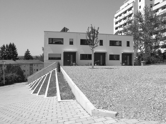 Reihenh�user am Sonnenb�hl - S�dlicher Bauk�rper Zweigeschossig