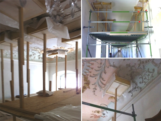 Sicherung Decke �ber Obergeschoss