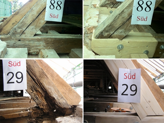 Sanierung Sparrenk�pfe